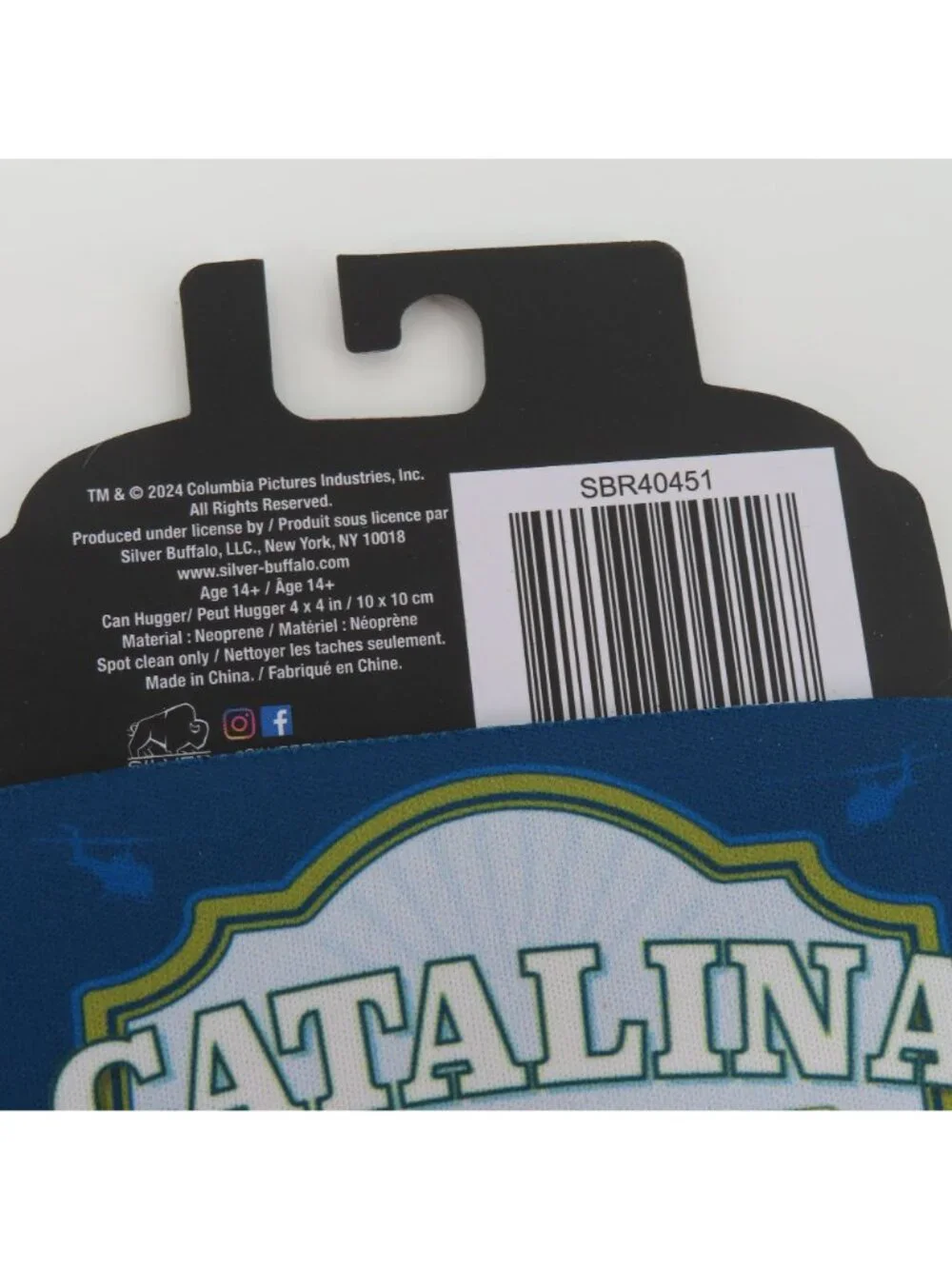 Step Brothers Catalina Wine Mixer 2 Can Huggers Coozie Koozie NEW Silver Buffalo